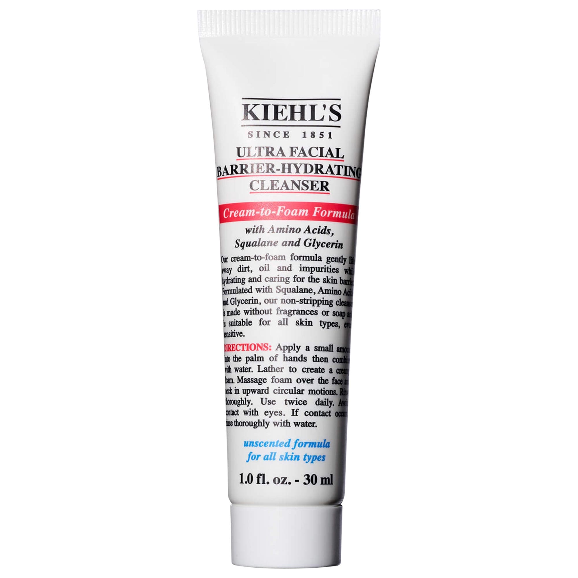 UF Barrier Cleanser-30 ml - Kiehl's Since 1851 | Sephora