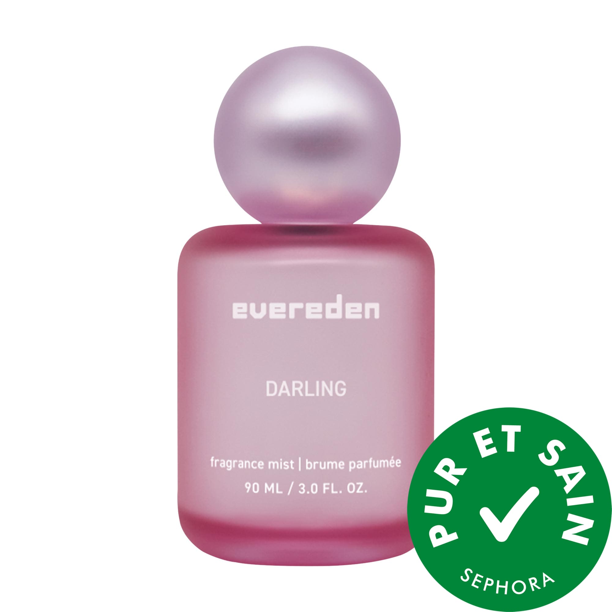 Evereden Brume parfumée pour les cheveux et le corps Darling avec rose et vanille, non toxique pour les enfants et les ados 3 oz/90 mL