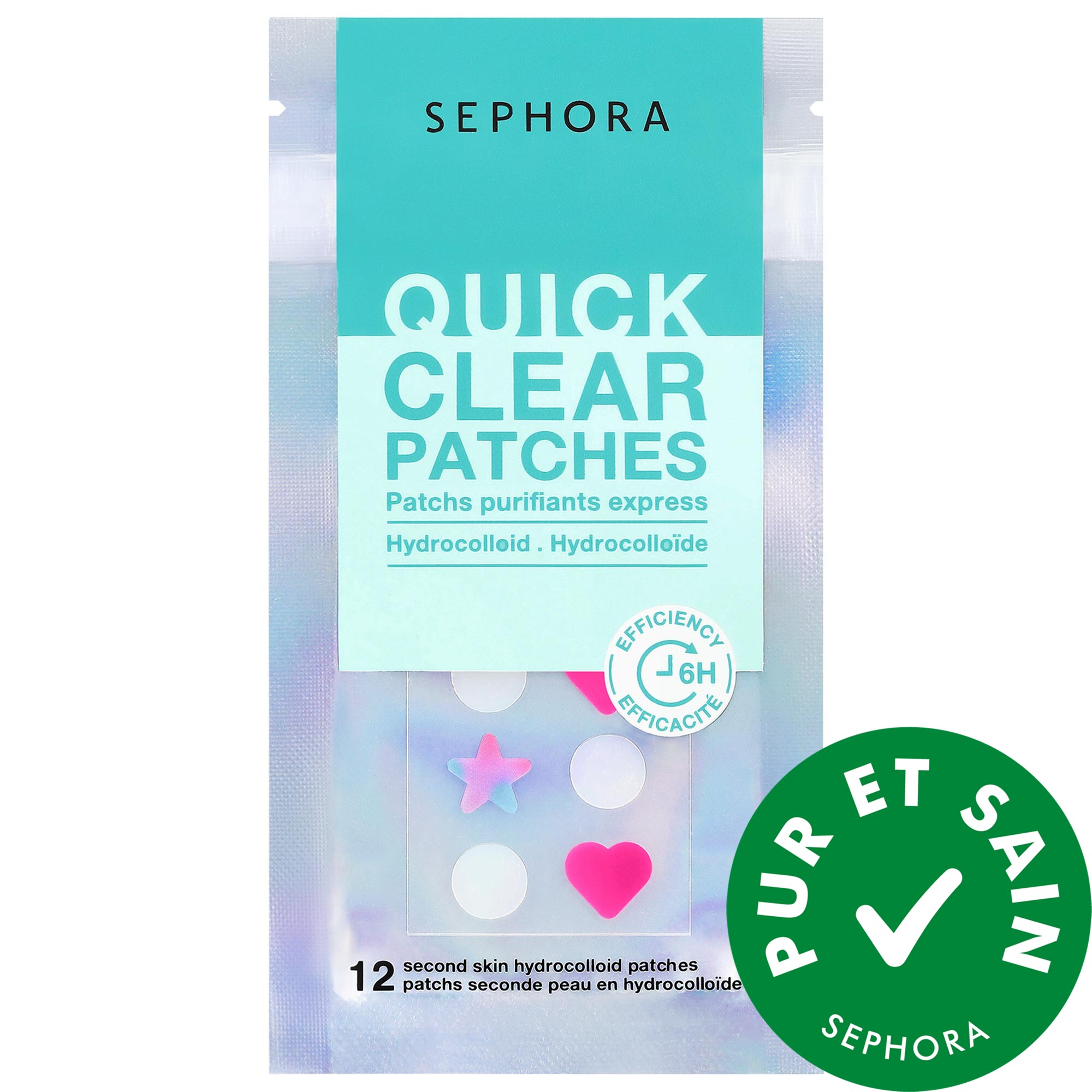 SEPHORA COLLECTION Timbres rapides transparents 12 pieces