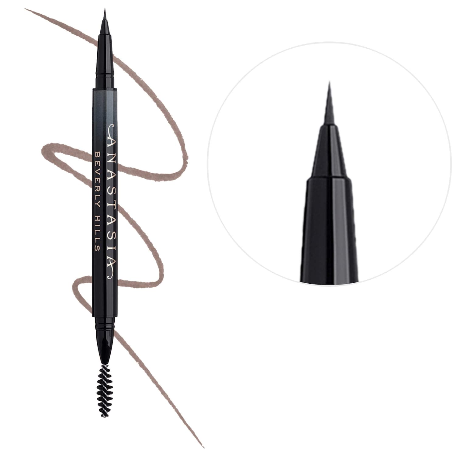 Фломастер для детальной проработки бровей Anastasia Beverly Hills MicroStroke, 24 часа — фото 1