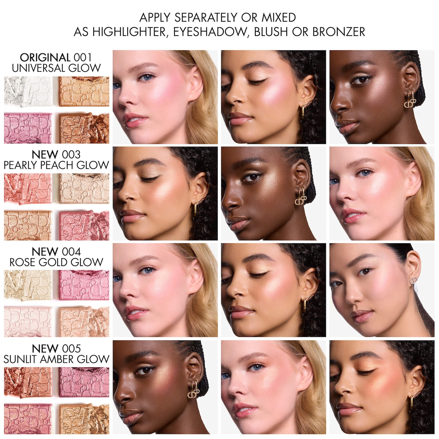 チーク Dior Backstage Glow Maximizer Palette002 Dior Backstage Glow Maximizer Palette 002 Frosted Opal Limited