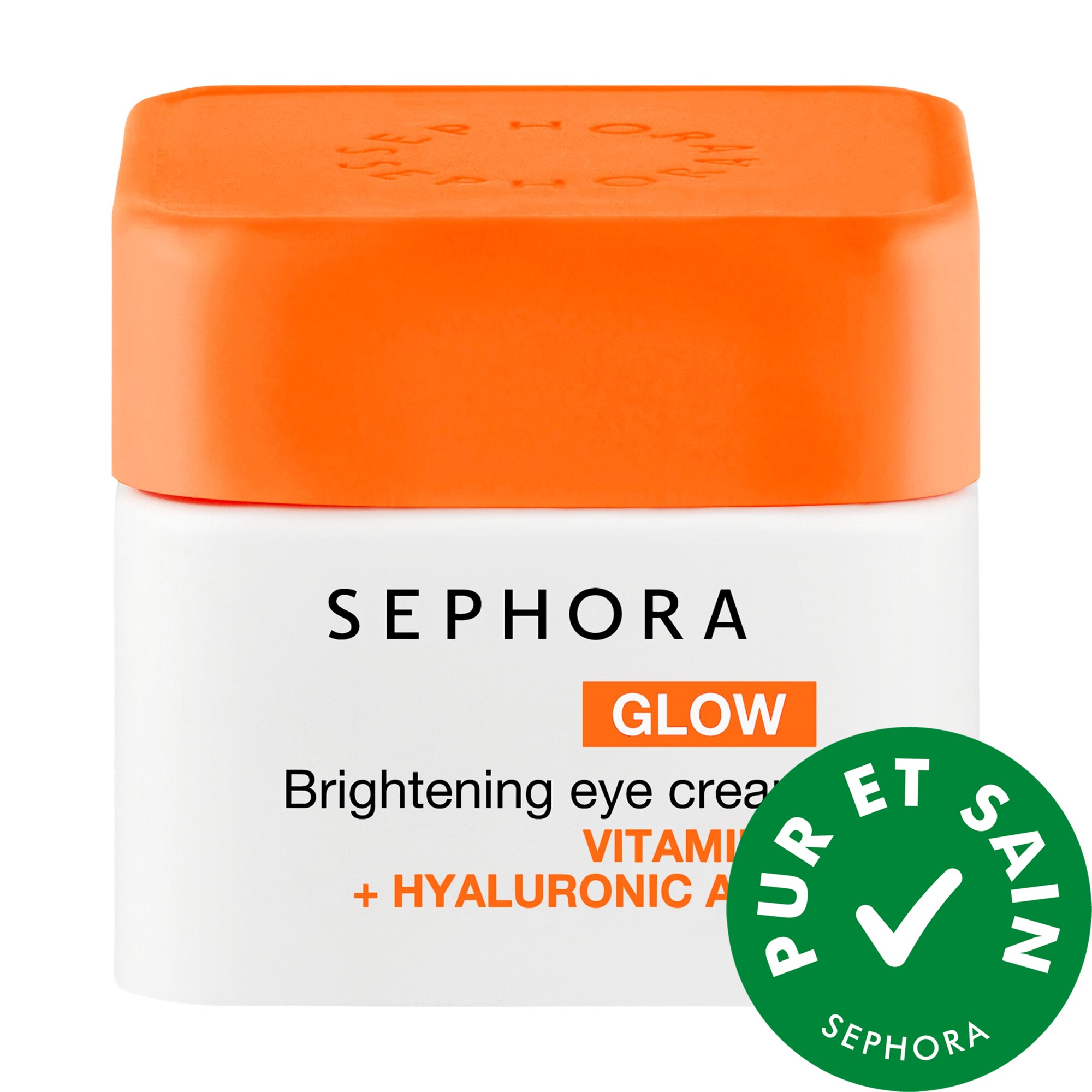SEPHORA COLLECTION Crème contour des yeux illuminatrice GLOW avec vitamine C + acide hyaluronique 0.67 oz/20 ml