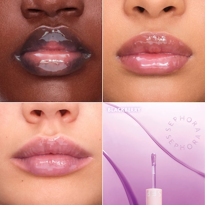 SEPHORA COLLECTION - Oil Infusion Hydrating Lip Oil Blackberry - sheer purple 0.10 oz/3 ml SEPHORA COLLECTION Oil Infusion Hydrating Lip Oil Clean at Sephora