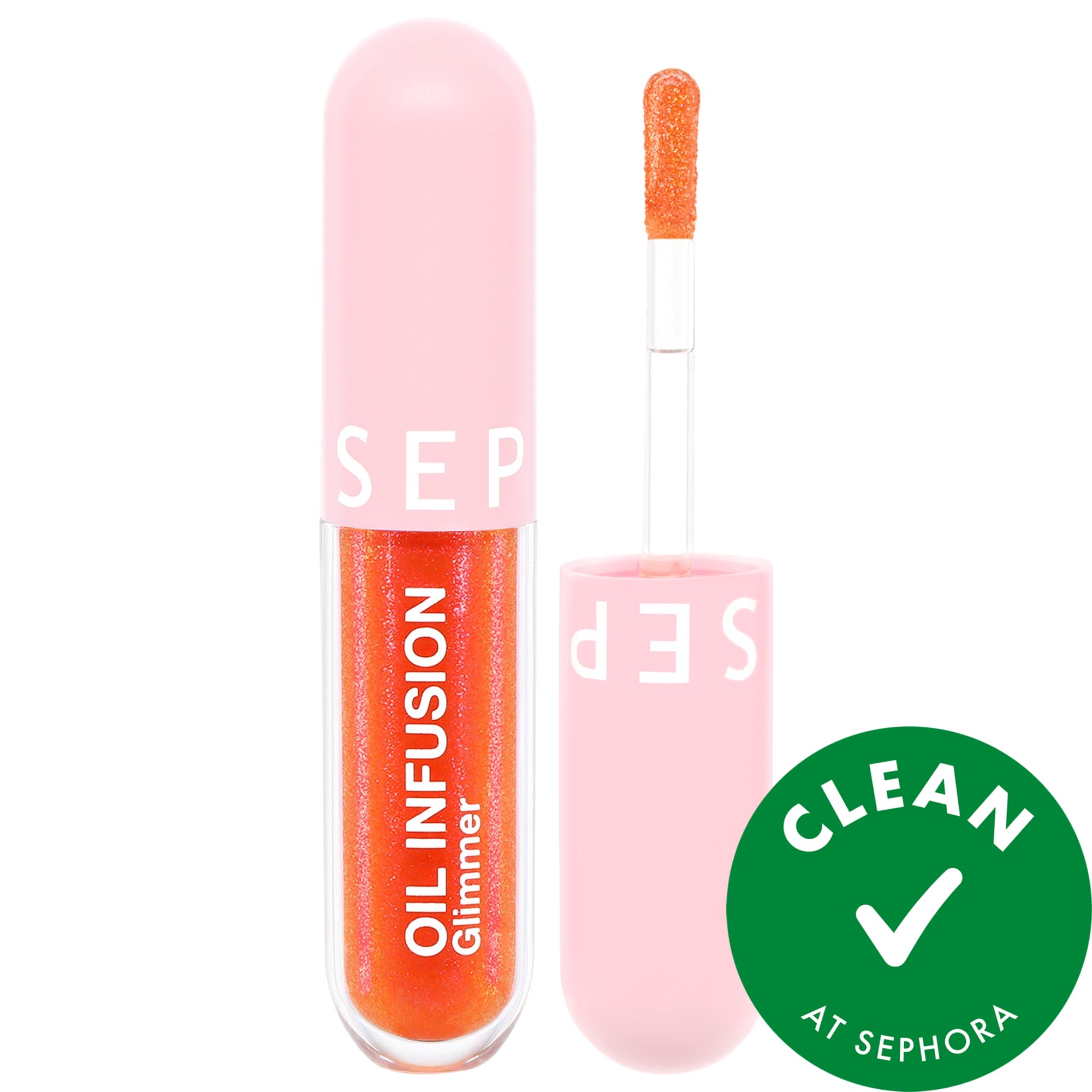 Peach - sheer orange & rosy shimmer