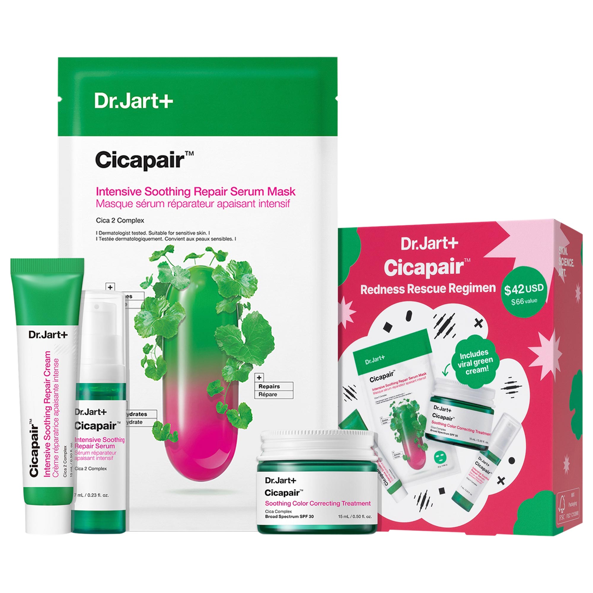 Thumbnail of Dr. Jart+ Cicapair™ Redness Rescue Regimen Kit with Centella Asiatica