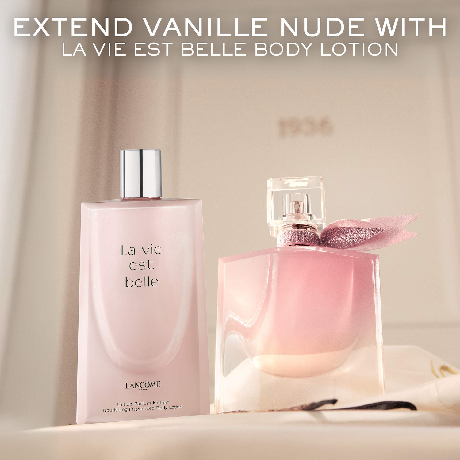 ランコム La Vie Est Belle Vanille Nude 日本未発売 La Vie Est Belle Vanille Nude Eau de Parfum with Warm Vanilla