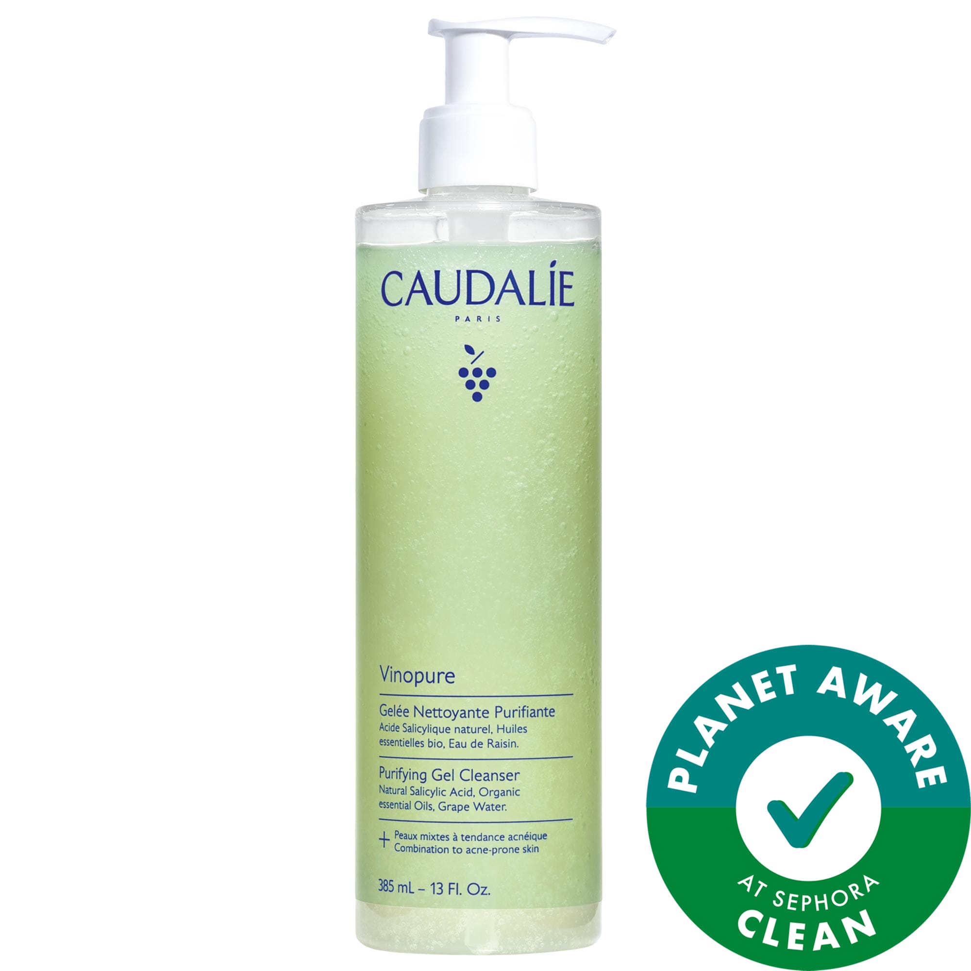 Caudalie Jumbo Vinopure Pore Purifying Gel Cleanser 13 oz/385 mL