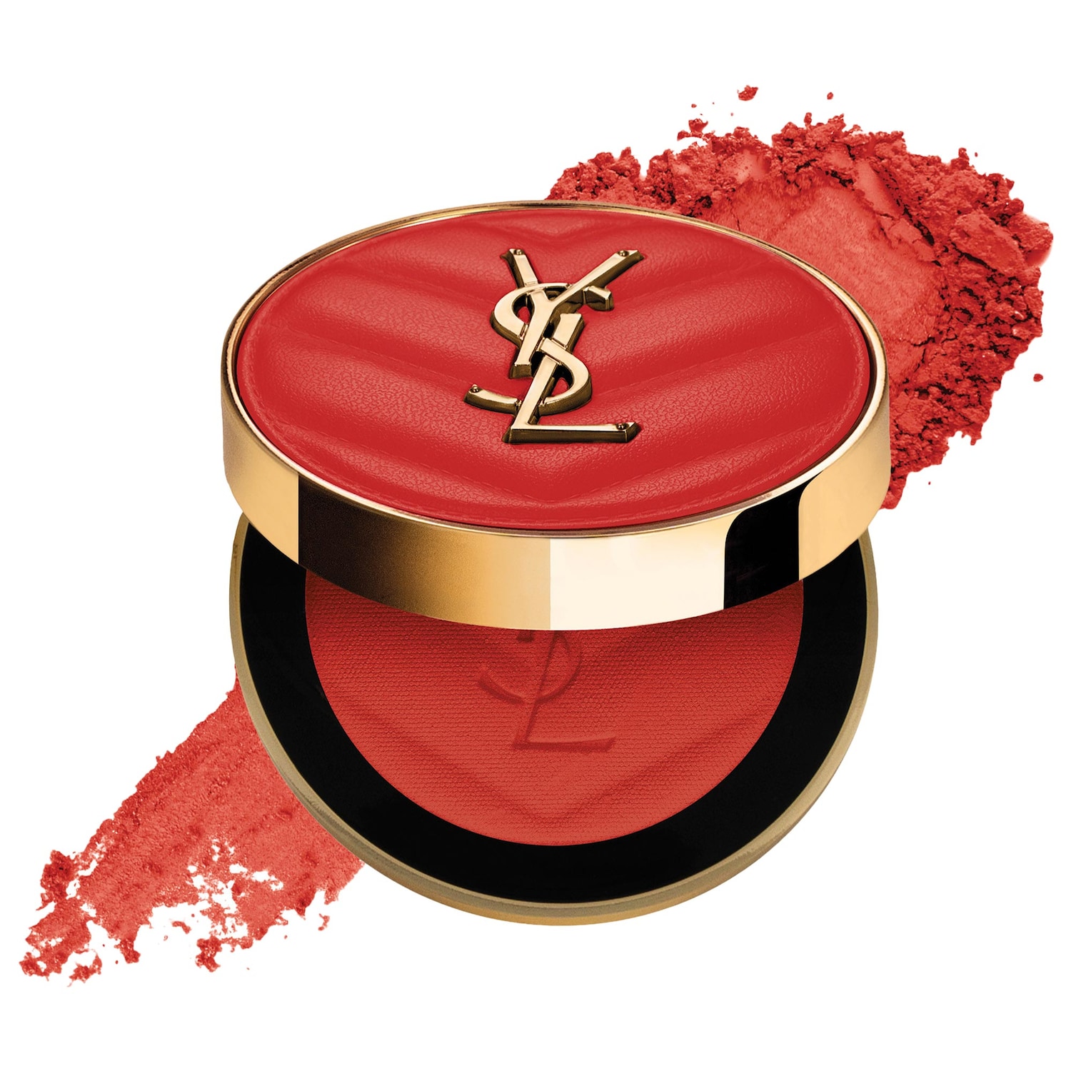 Yves Saint Laurent Make Me Blush 24H Buildable Powder Blush in 15 Chili Crush