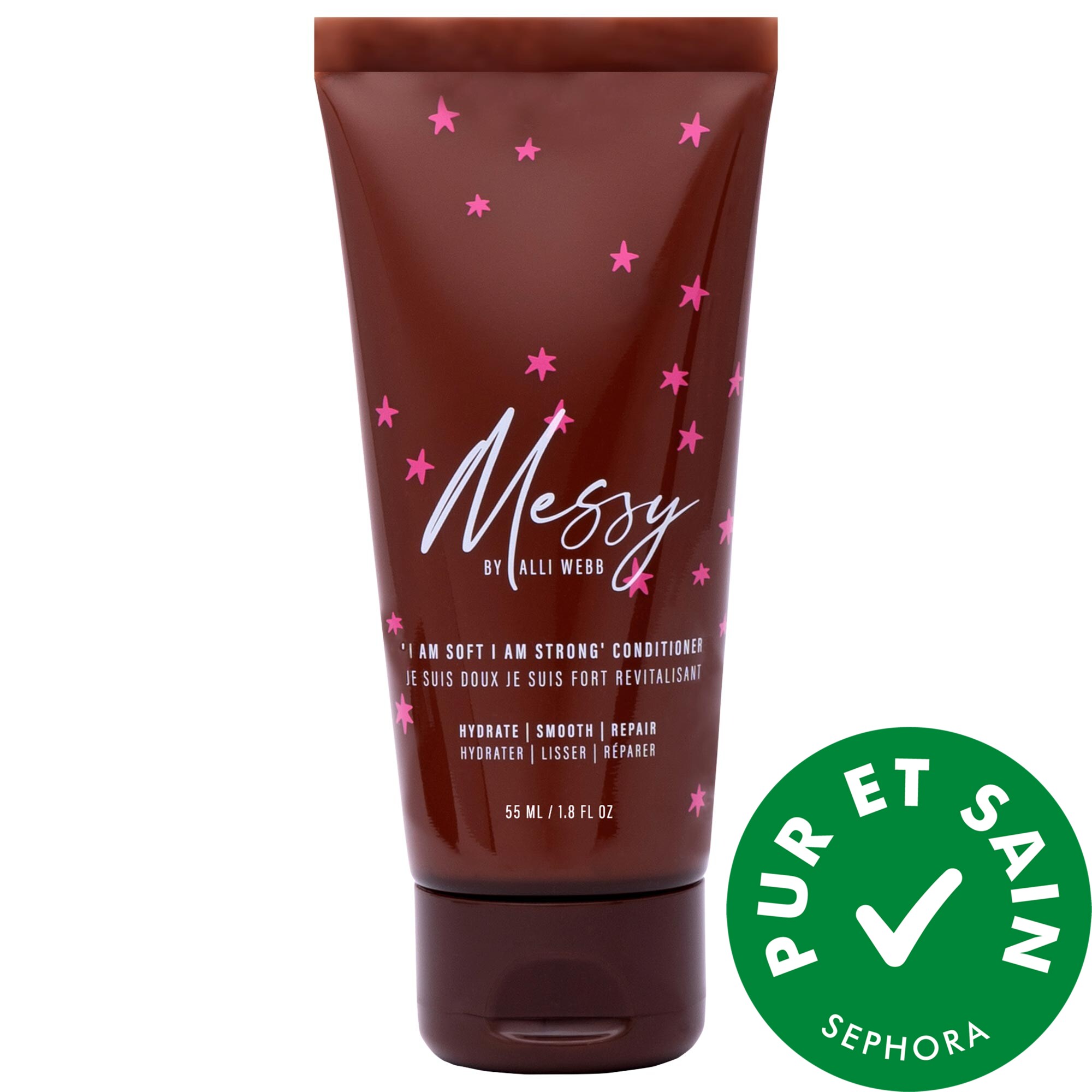 Messy by Alli Webb Minirevitalisant hydratant et réparateur 'I Am Soft, I Am Strong' 55 fl oz/1.8 ml