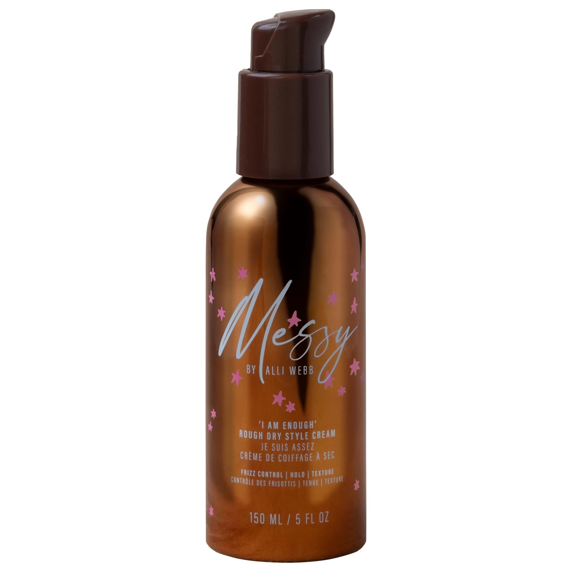 Rough Dry Styling Cream For Dry and Frizzy Hair - Messy by Alli