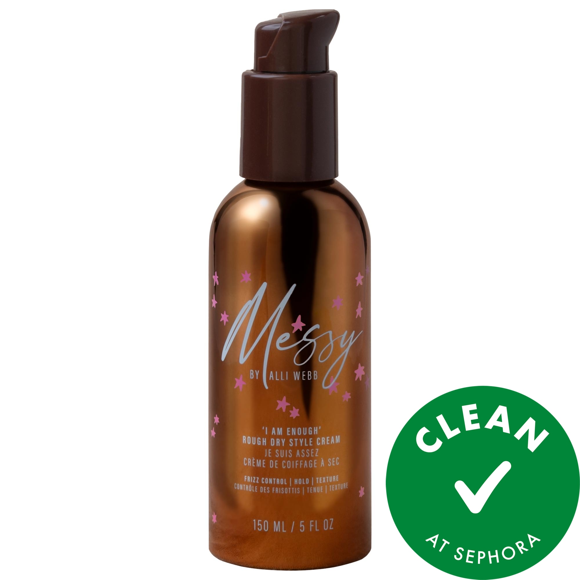 Messy by Alli Webb Rough Dry Styling Cream For Dry and Frizzy Hair 5 fl oz/150 ml