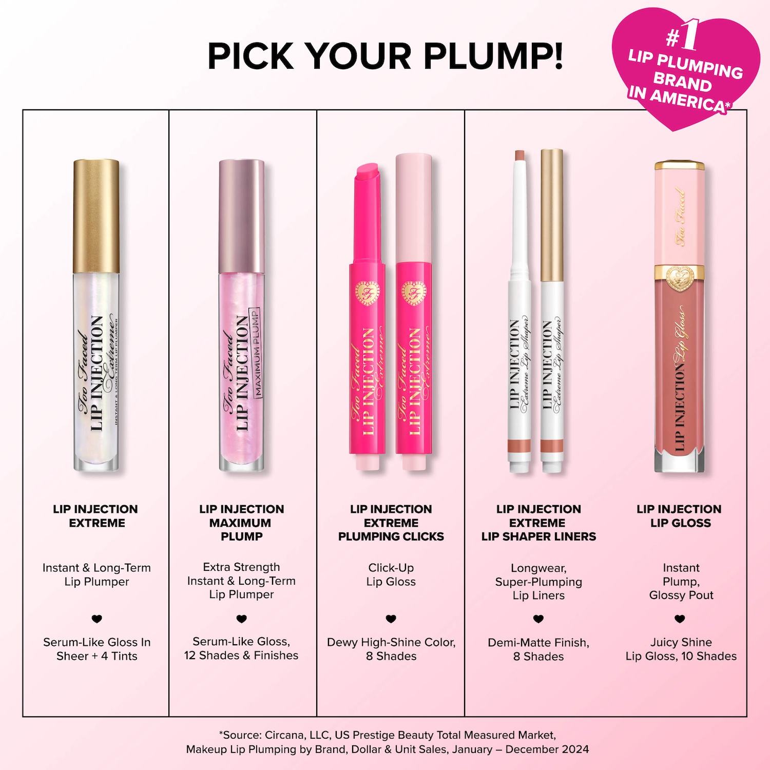 Too Faced リップ Lip Injection Maximum Plump Extra Strength Lip Plumper - Too Faced