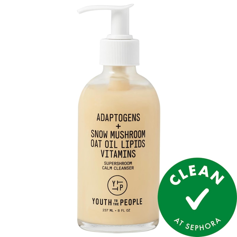 Adaptogens + Snow Mushroom + Oat Oil Lipids + Vitamins Supershroom Calm Cleanser