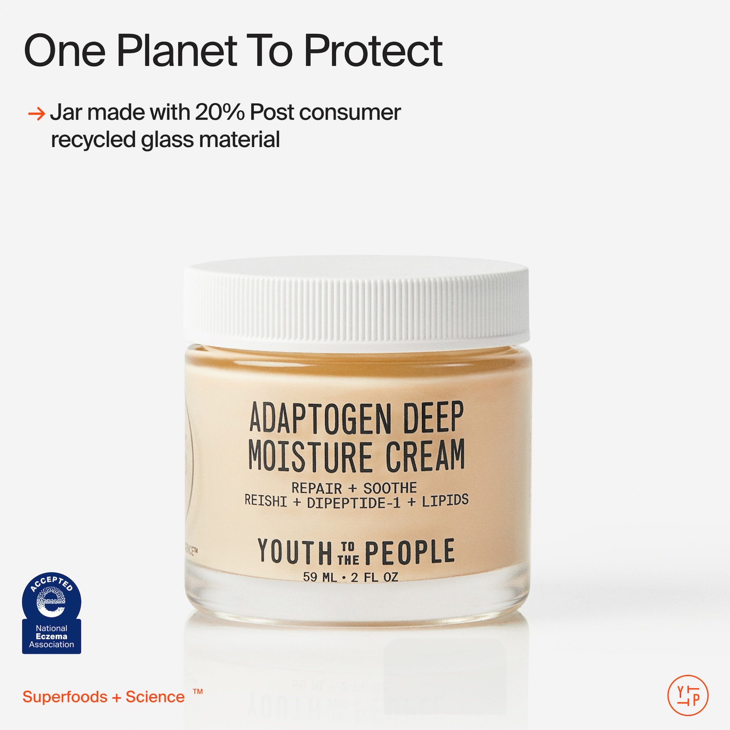 Adaptogen Skin Repairing Moisturizer with Peptides for Sensitive