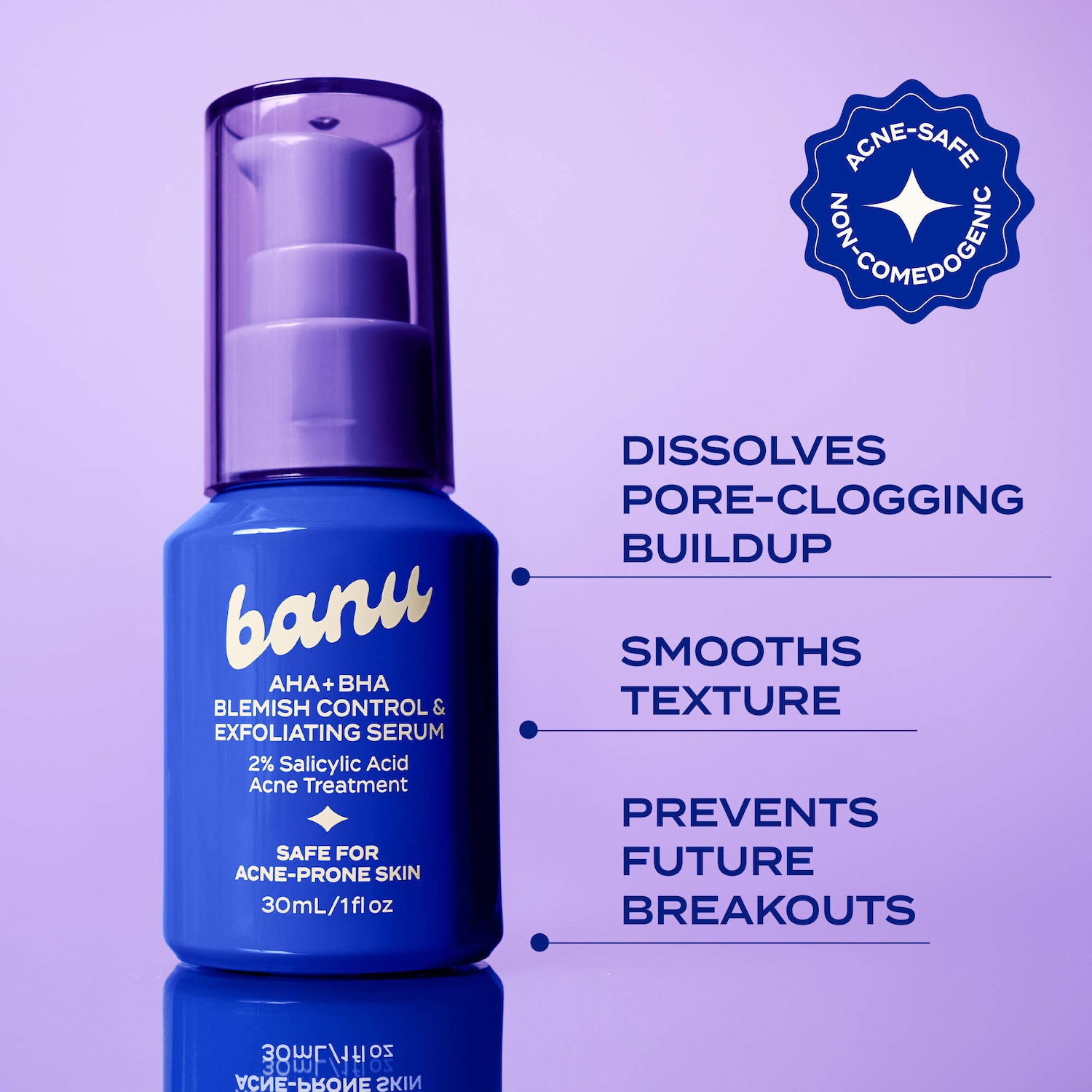 2% Salicylic Acid & Mandelic Acid Pore-Clearing Exfoliating Serum