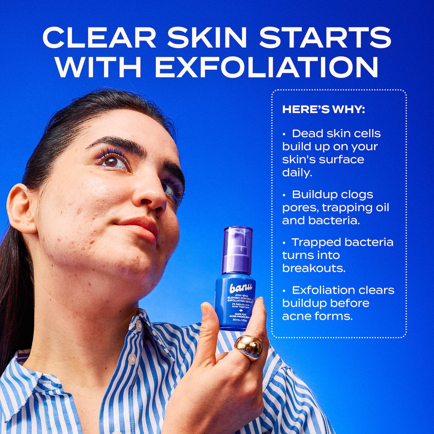 2% Salicylic Acid & Mandelic Acid Pore-Clearing Exfoliating Serum