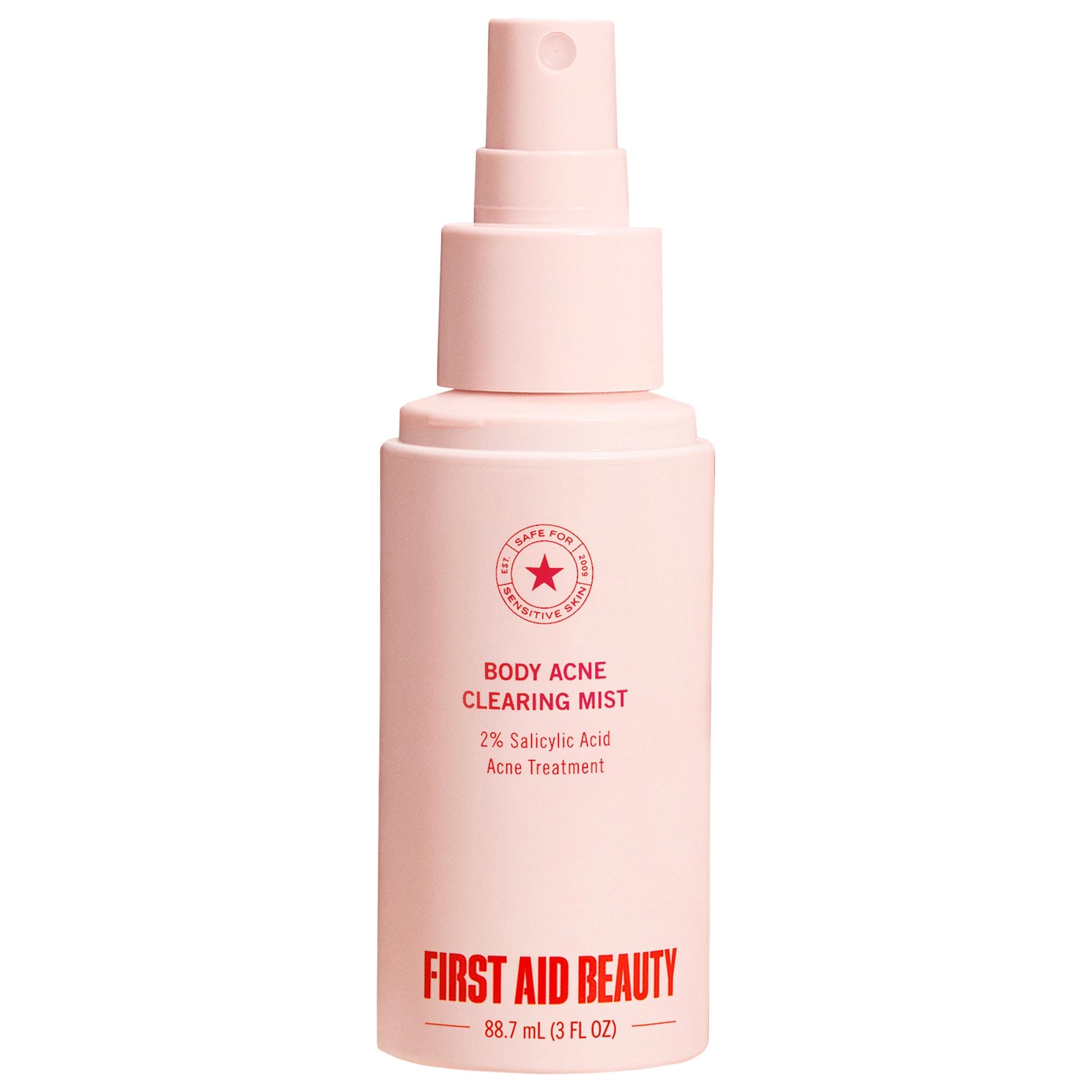 First Aid Beauty Body Acne Clearing Mist - 2% Salicylic Acid Acne Treatment 3 oz/88.7 mL