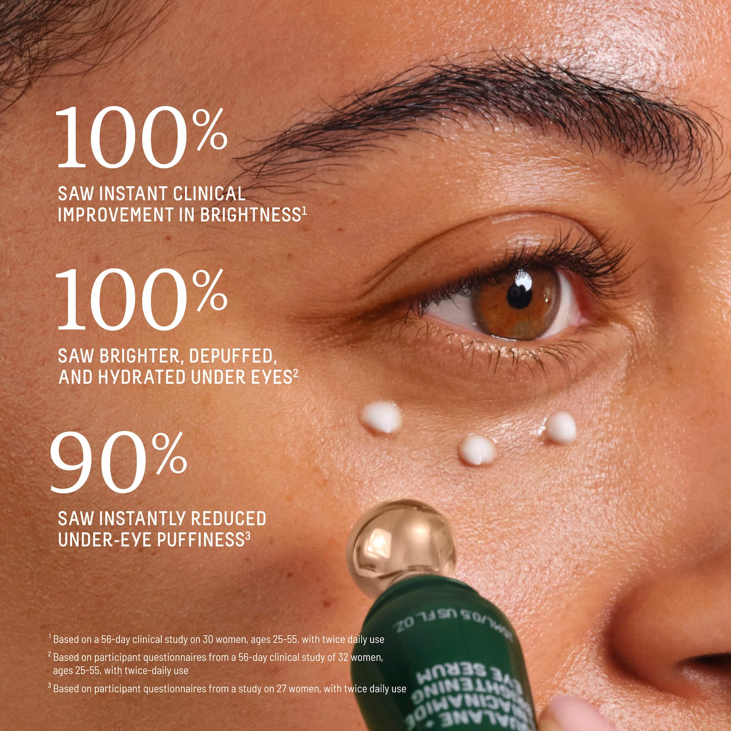 5% Niacinamide Brightening Eye Serum with Vitamin C + Squalane