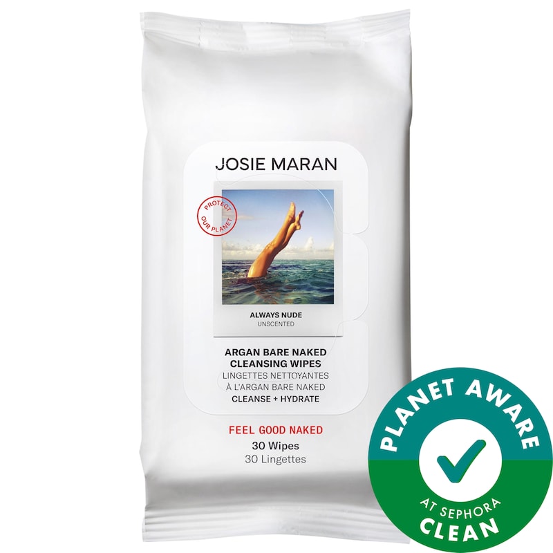 Argan Bare Naked Cleansing Wipes 30 ct