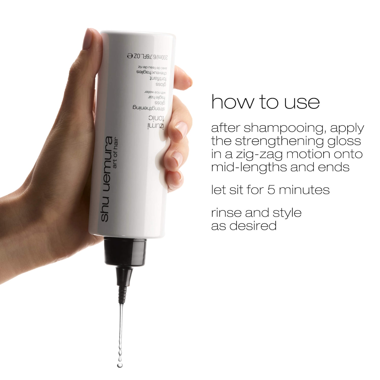 Izumi Tonic Strengthening Gloss Treatment for Instant Shine - shu