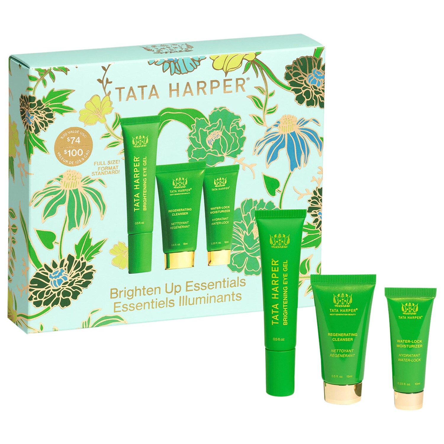 Подарочный набор средств по уходу за кожей Tata Harper Brighten Up Essentials — фото 1