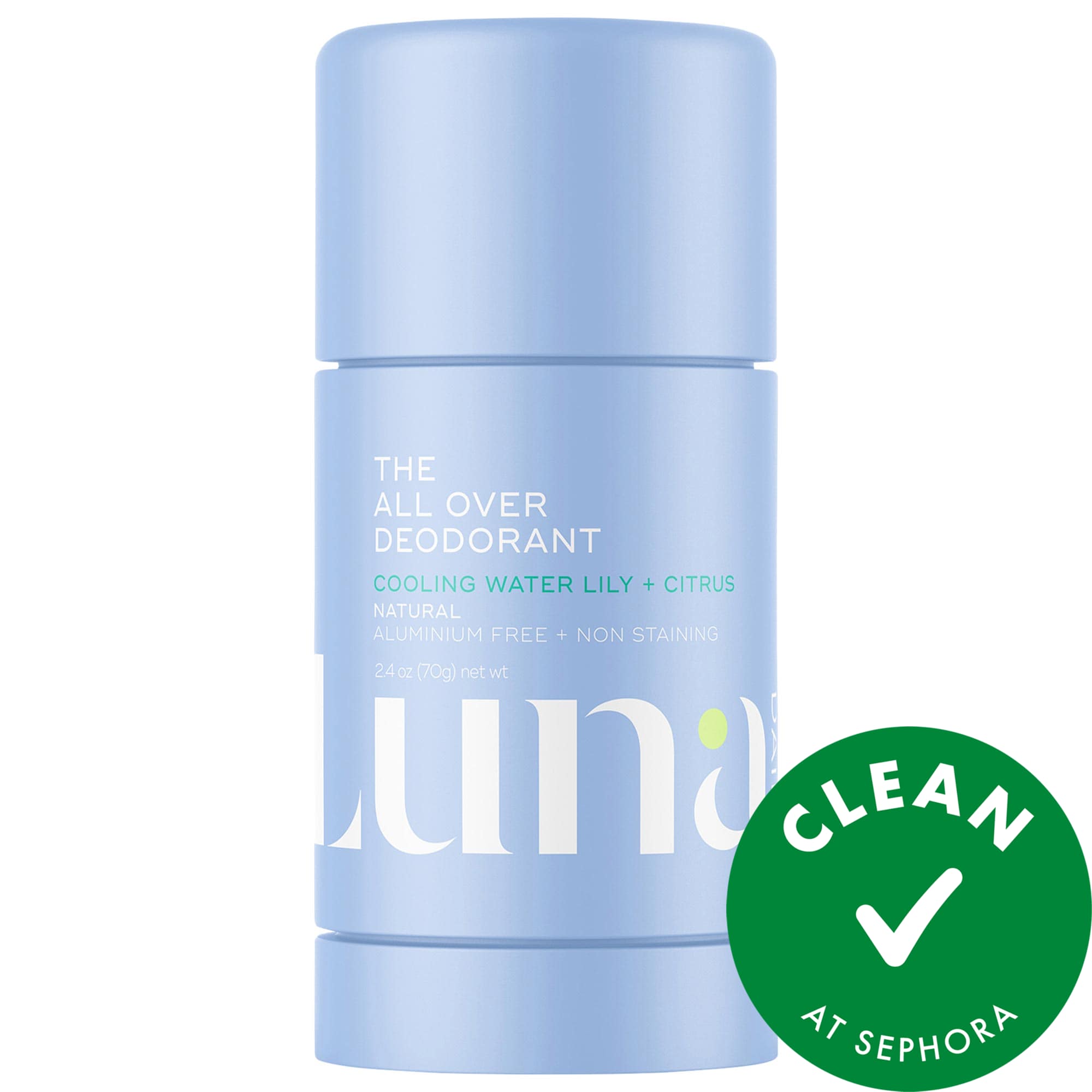 The Cooling All Over Deodorant™ - Extra-strength, Natural, Non-Staining, Aluminum Free Body Deodorant Stick