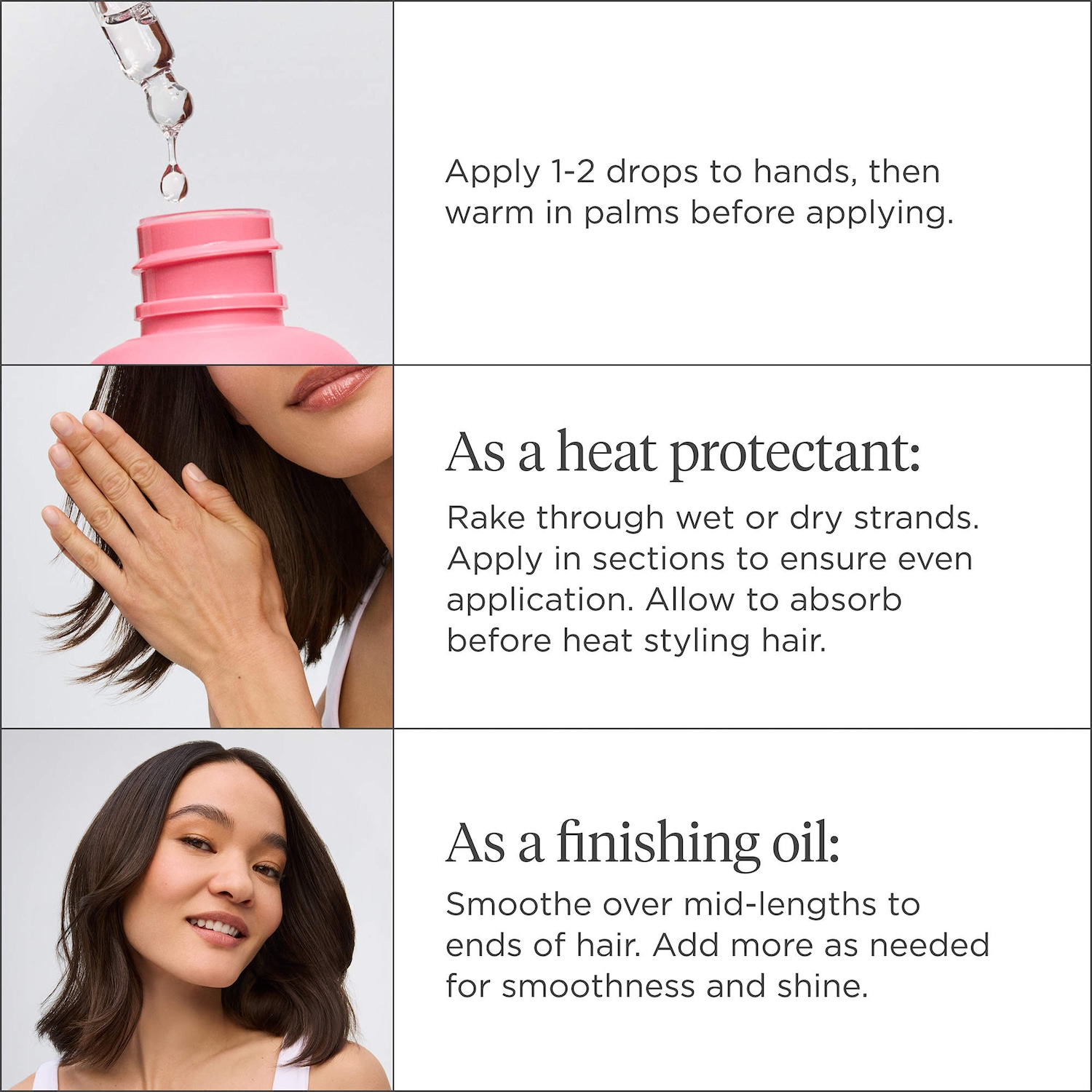 Style + Treat™ 4-in-1 Smoothing, Weightless Hair Oil for