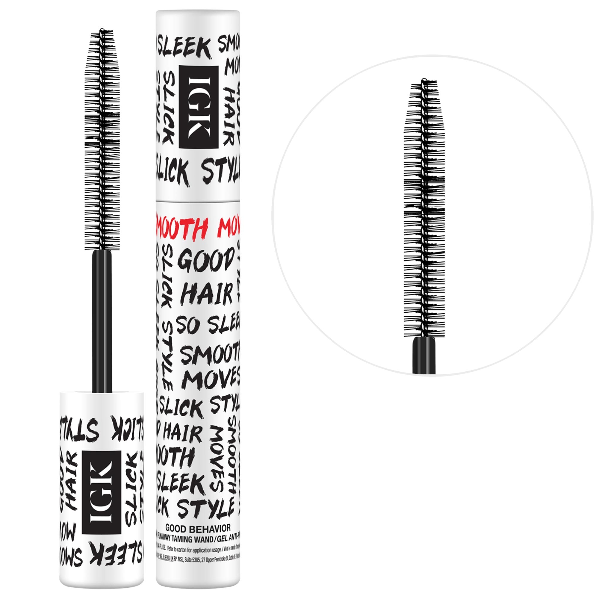 Frizz and Flyaway Lightweight Gel Hair Taming Wand