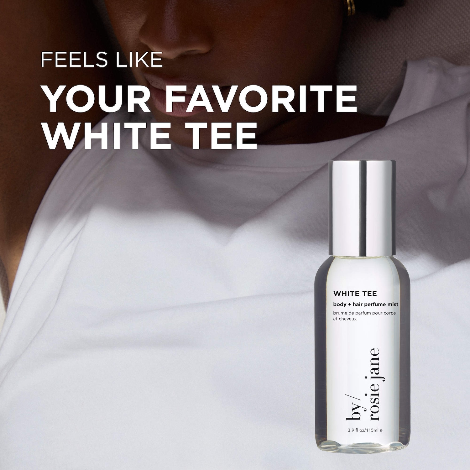 WHITE TEE body + hair perfume mist with rose - By Rosie Jane | Sephora