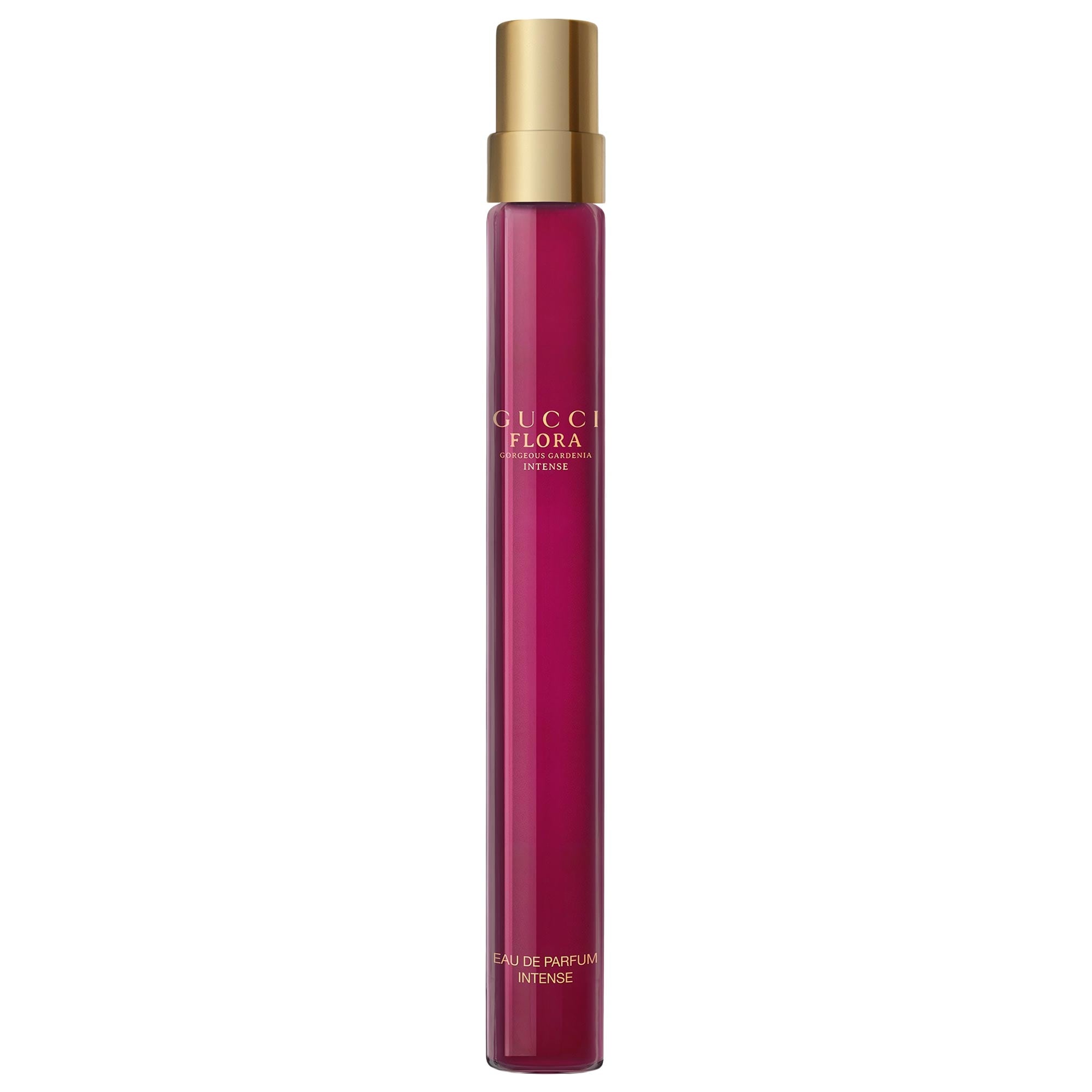 Gucci Flora Gorgeous Gardenia Eau de Parfum Intense Travel Spray with Sandalwood and White Florals 0.33 oz/10 mL eau de parfum spray
