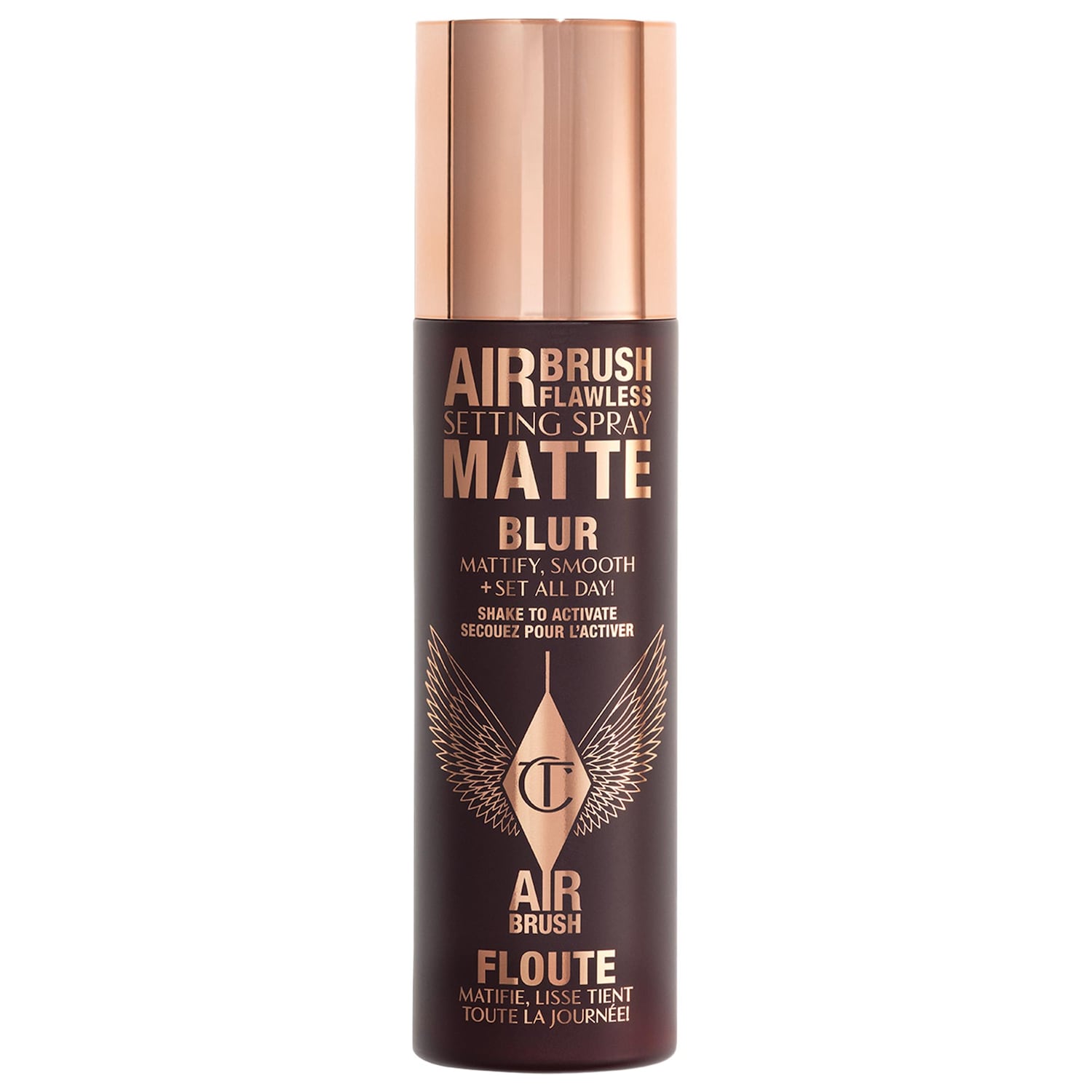 Charlotte Tilbury Airbrush Flawless Matte Blurring & Waterproof Setting Spray in 3.3 oz/100 mL