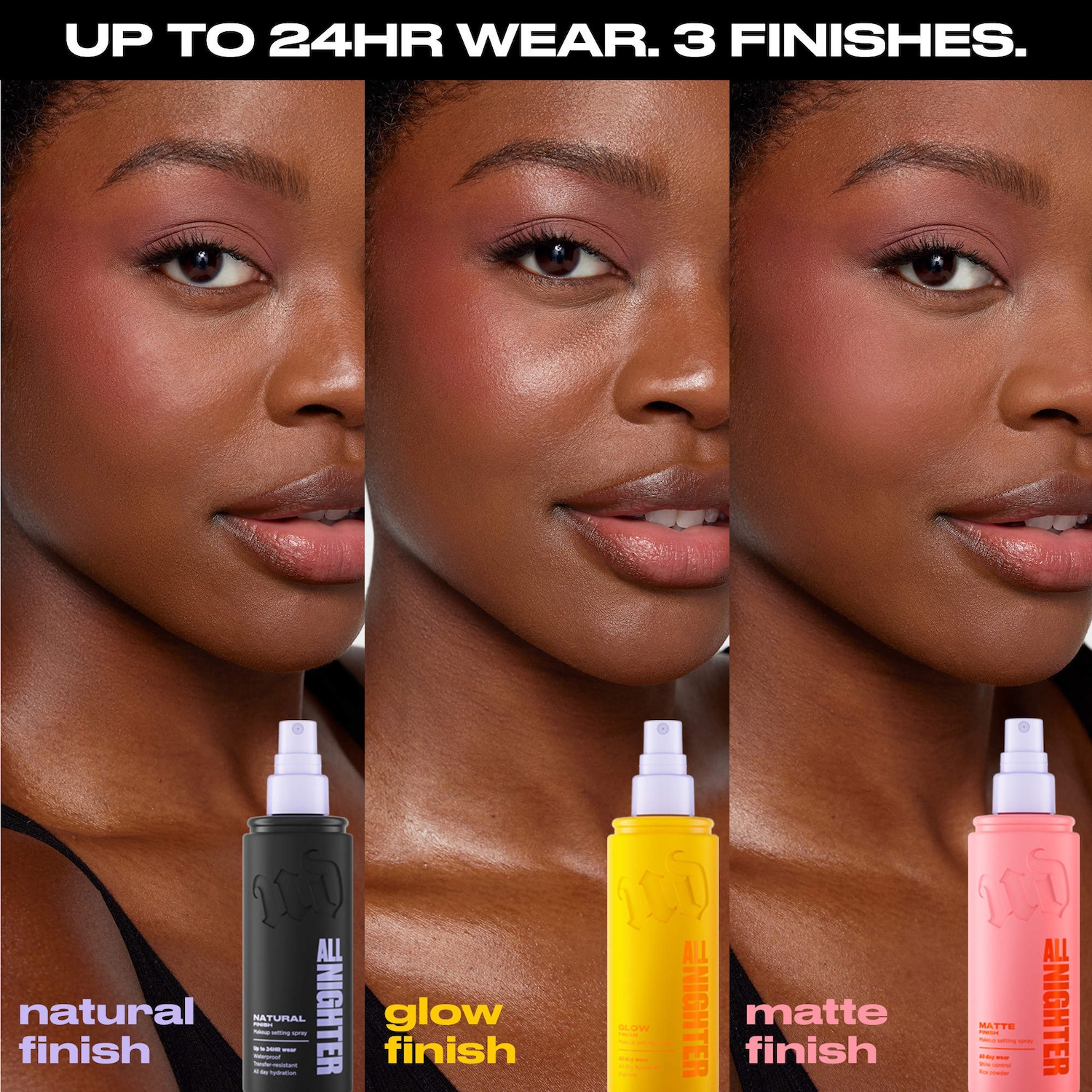 All Nighter Waterproof Hydrating and Glowy Setting Spray with 24HR Wear