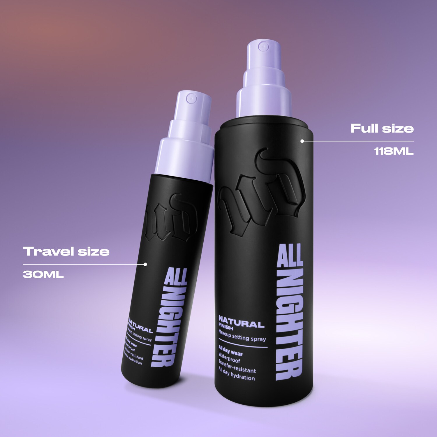 All Nighter Waterproof Natural Finish Setting Spray with 24HR Wear
