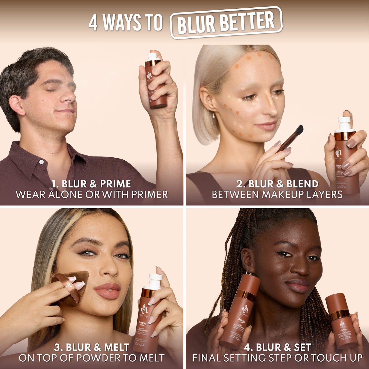 Yummy Skin Liquid Blurring Balm Mattifying Setting Spray - Danessa