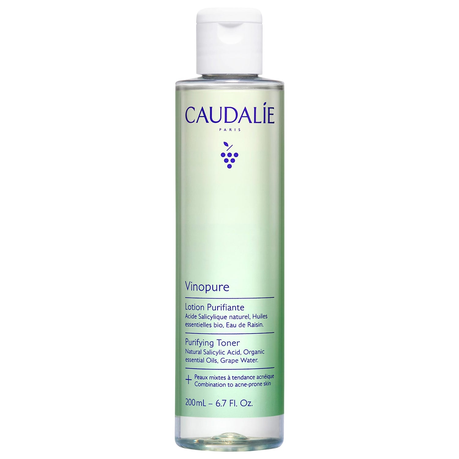 Тоник для сужения пор с салициловой кислотой Caudalie Vinopure — фото 1