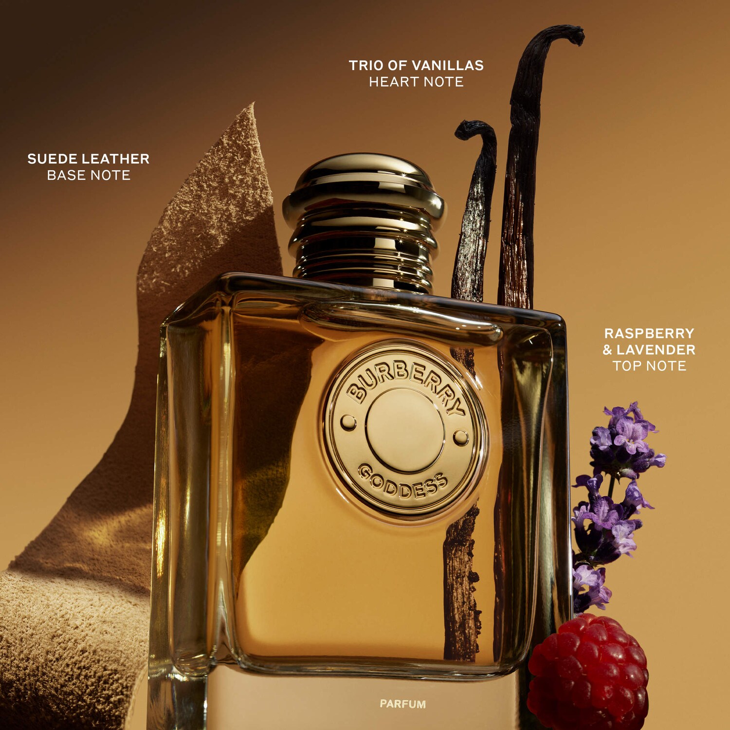 Burberry Goddess Parfum Travel Spray with Vanilla and Leather