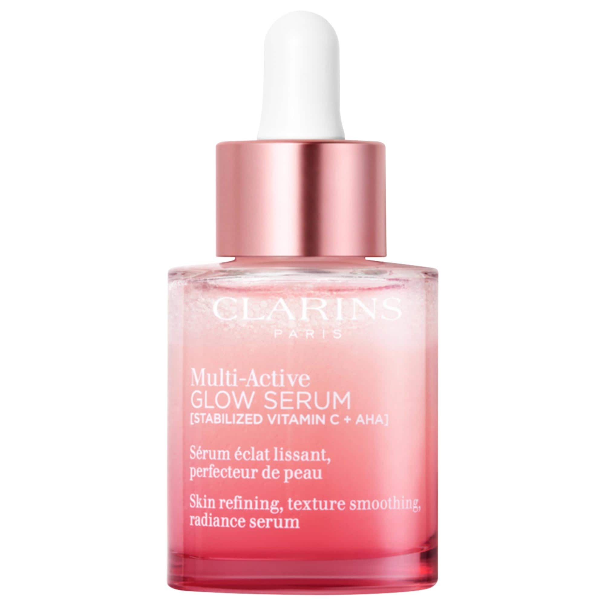 Clarins Multi-Active Brightening Glow Serum with Vitamin C + AHA 1 fl oz/30 mL