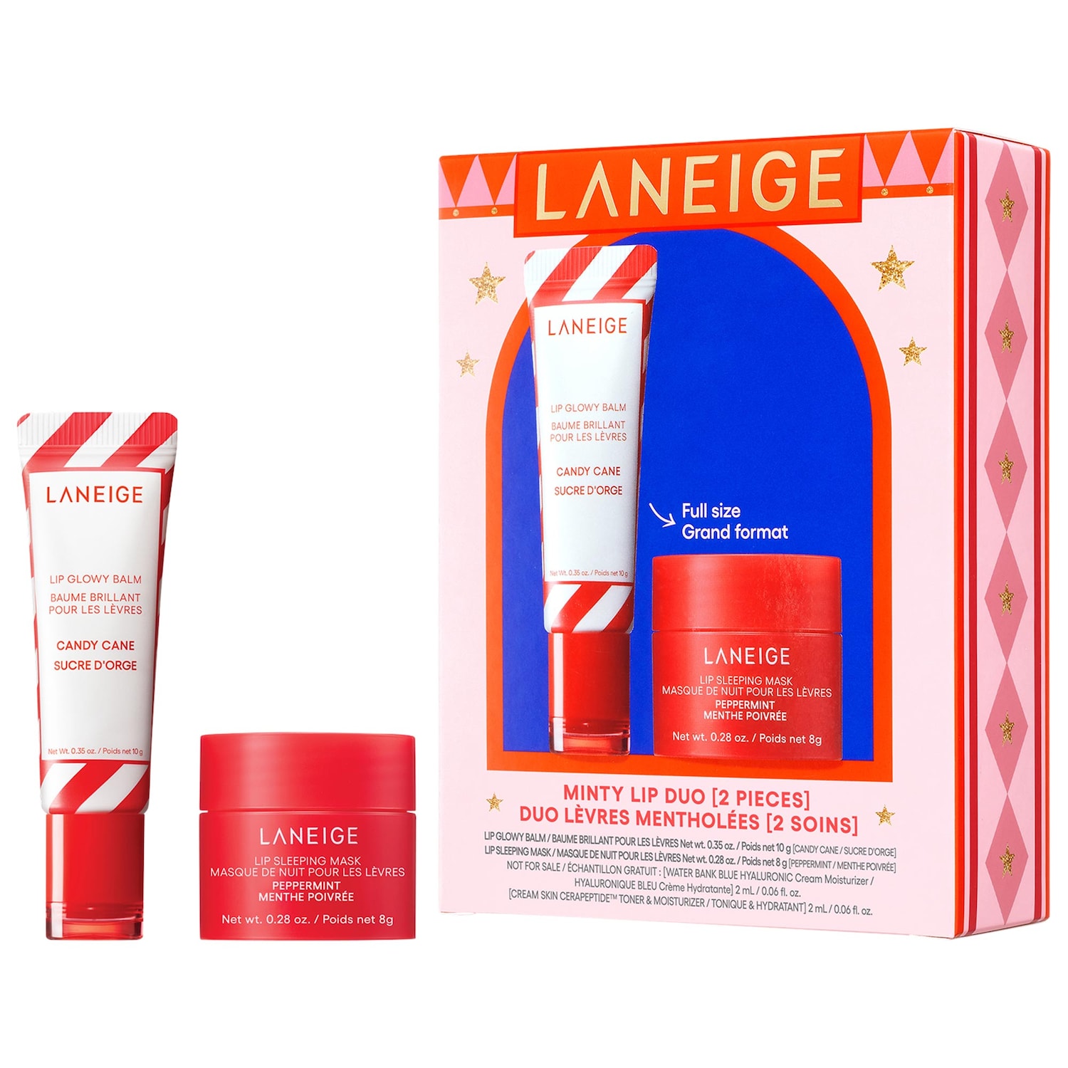 Дуэт мятных средств для губ Laneige Minty Lip Duo — фото 1