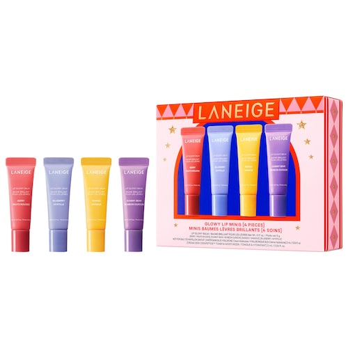 Подарочный набор мини-средств для губ Laneige Glowy Lip Minis
