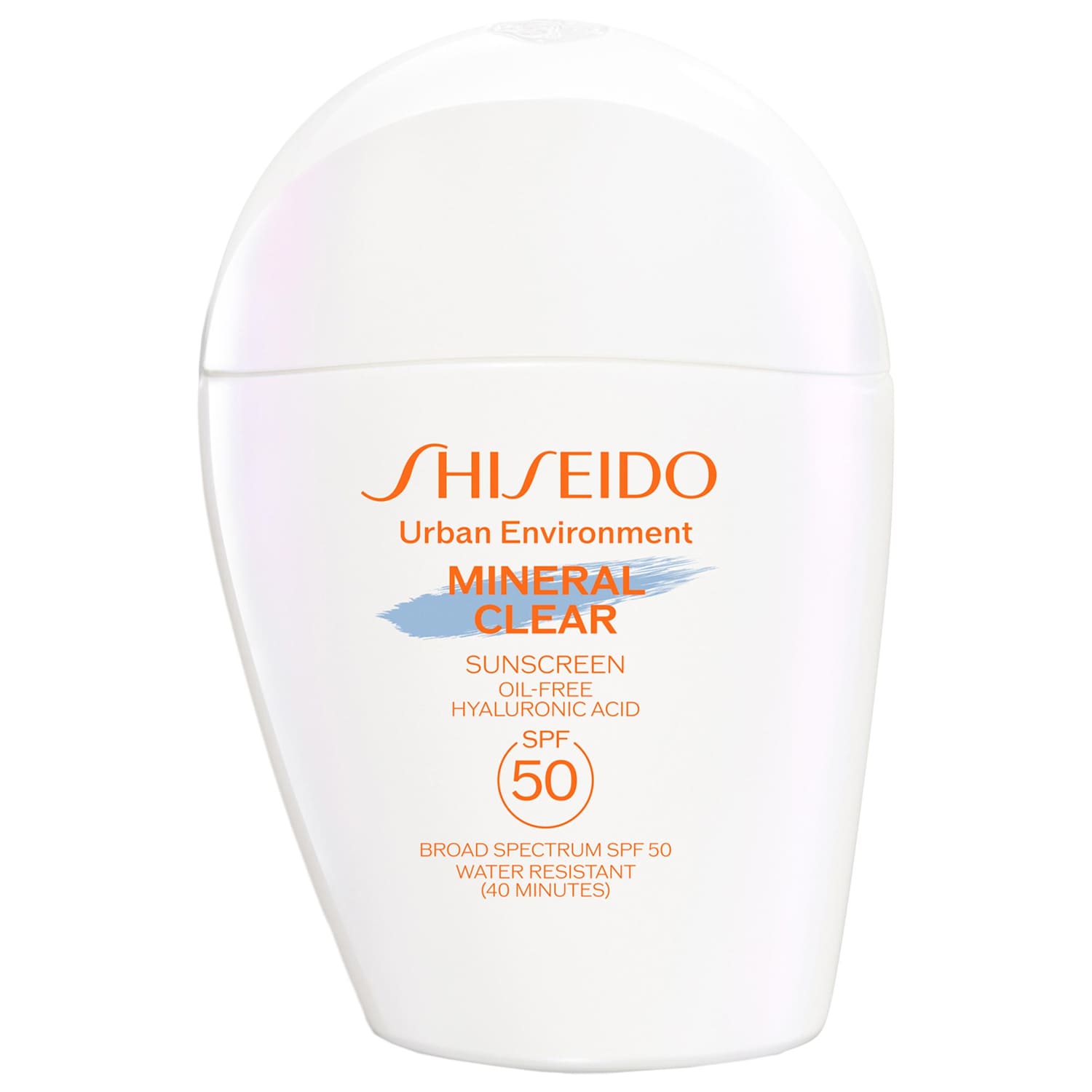Минеральный солнцезащитный крем Shiseido Urban Environment Mineral Clear SPF 50 — фото 1