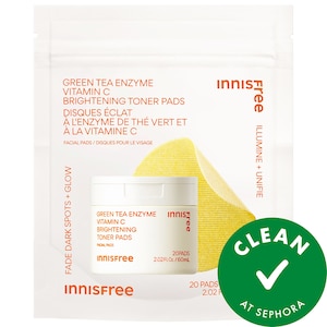innisfree Daily Vitamin C Korean Brightening Toner Pads with Niacinamide for Dark Spots​ INTERNATIONAL SHIPPING