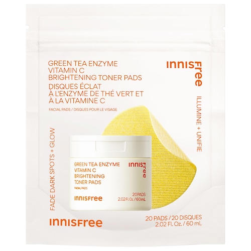 Мини-версия осветляющих тонер-пэдов innisfree Daily с витамином C и ниацинамидом