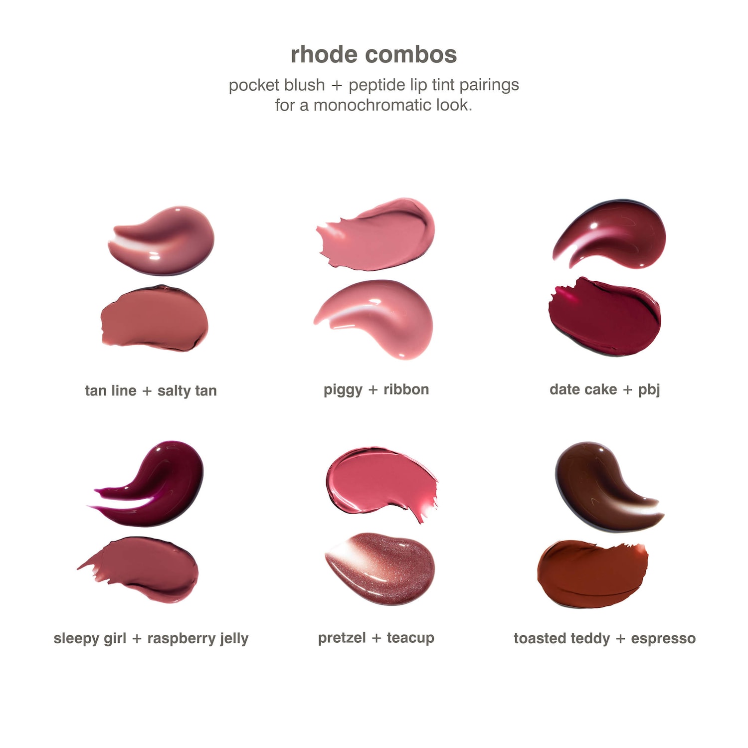 Peptide Lip Tint Nourishing Glaze - rhode | Sephora