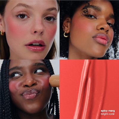 rhode - Pocket Blush Buildable Hydrating Cream Blush Spicy Marg - bright coral 0.18oz/5.3g rhode Pocket Blush Buildable Hydrating Cream Blush Clean at Sephora