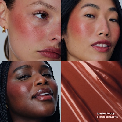 rhode - Pocket Blush Buildable Hydrating Cream Blush Toasted Teddy - bronze terracotta 0.18oz/5.3g rhode Pocket Blush Buildable Hydrating Cream Blush Clean at Sephora