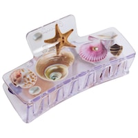 Chunks - Box Hair Claw Clip in Seashell