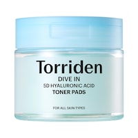 Torriden - DIVE IN 5D Hyaluronic Acid Toner Pads for Deep Hydration & Exfoliation