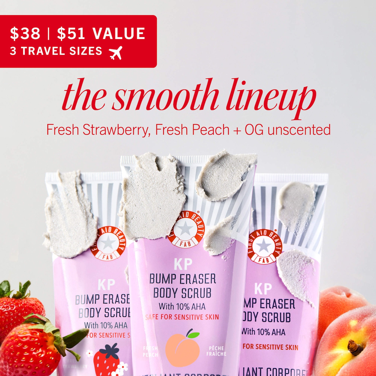 Exfoliant pour le corps KP Bump Eraser avec 10 % d’AHA cibler la kératose pilaire