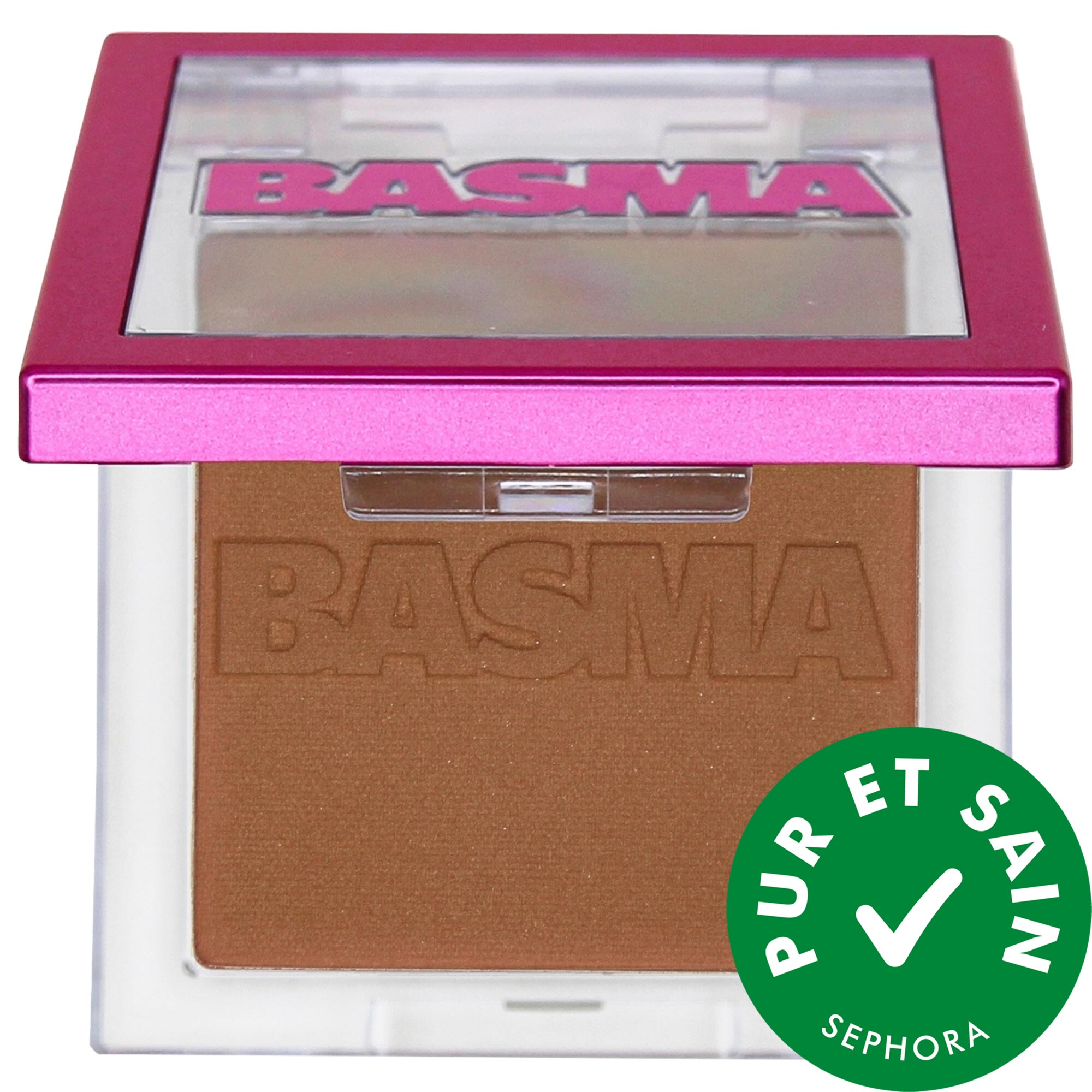 BASMA Poudre bronzante floutante mate et douce sans talc 0.15 oz/4.2 ml