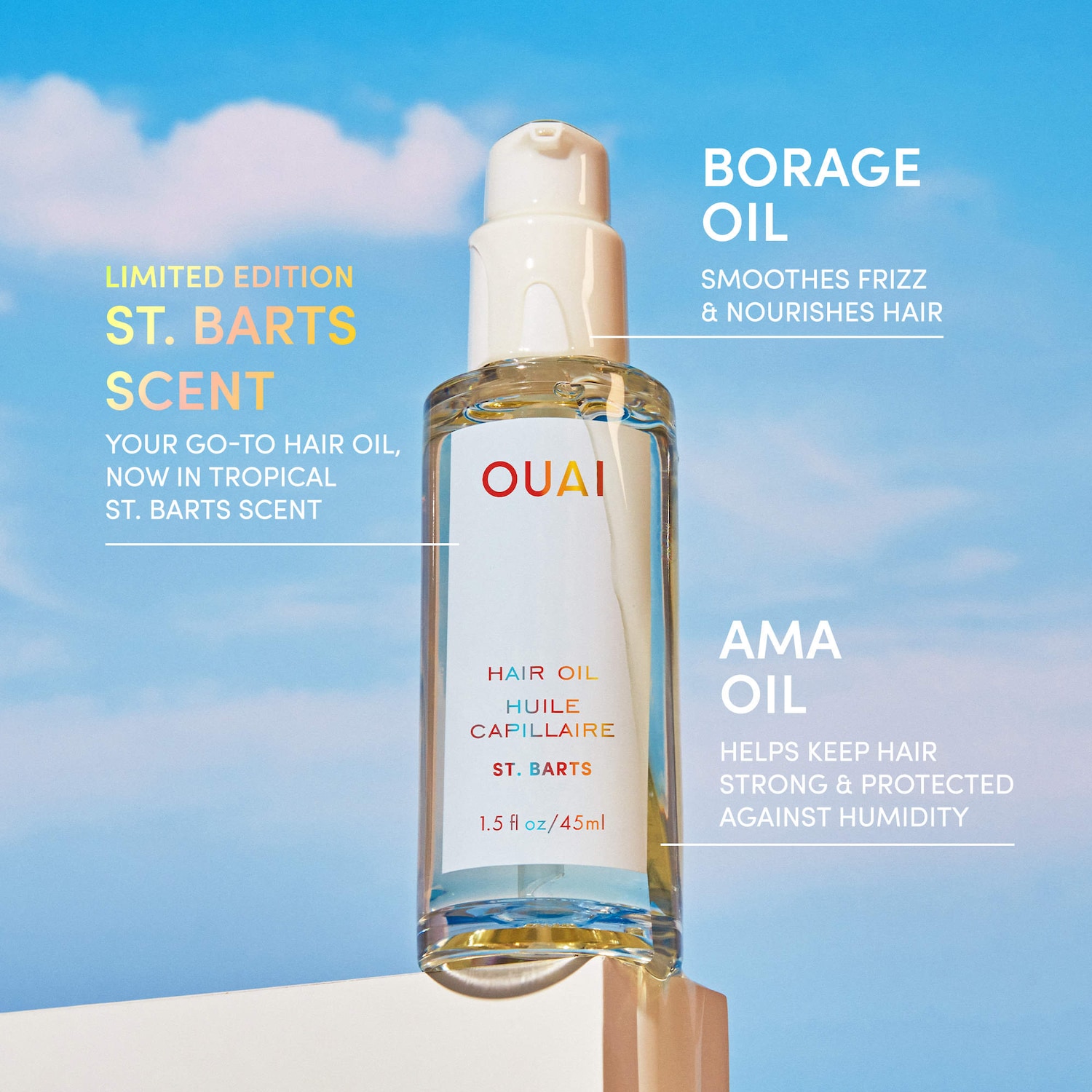 St. Barts Hair & Body Mist, Leave In Conditioner & Hair Oil Gift